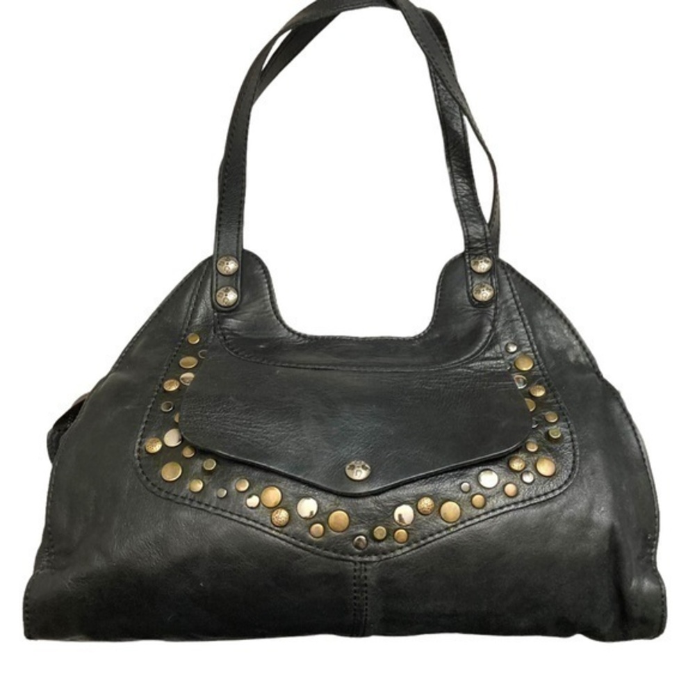 Patricia nash ergo studded distressed leather hobo bag